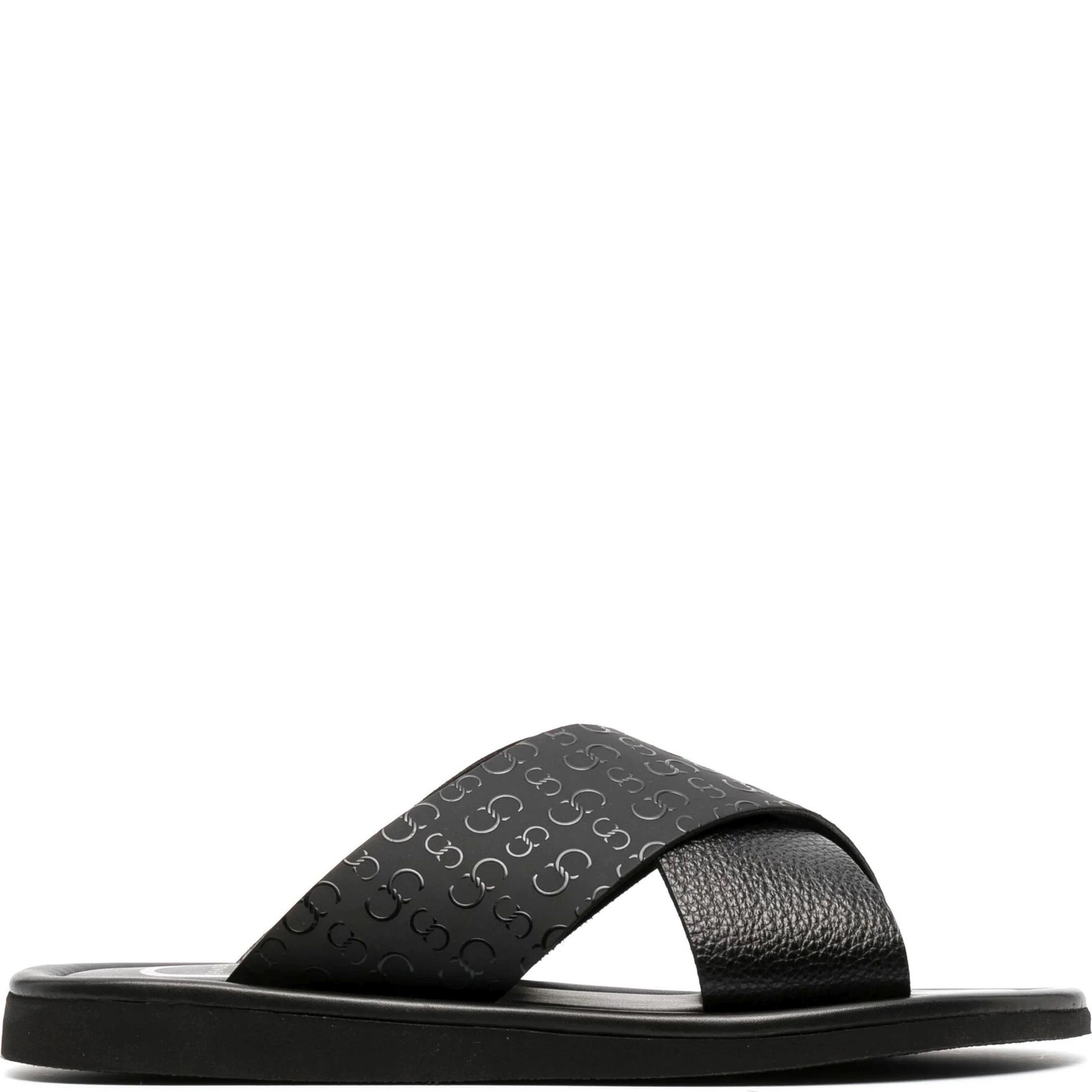 CESARE CASADEI Šlepetės vyrams, Juoda, Adria sandals 2