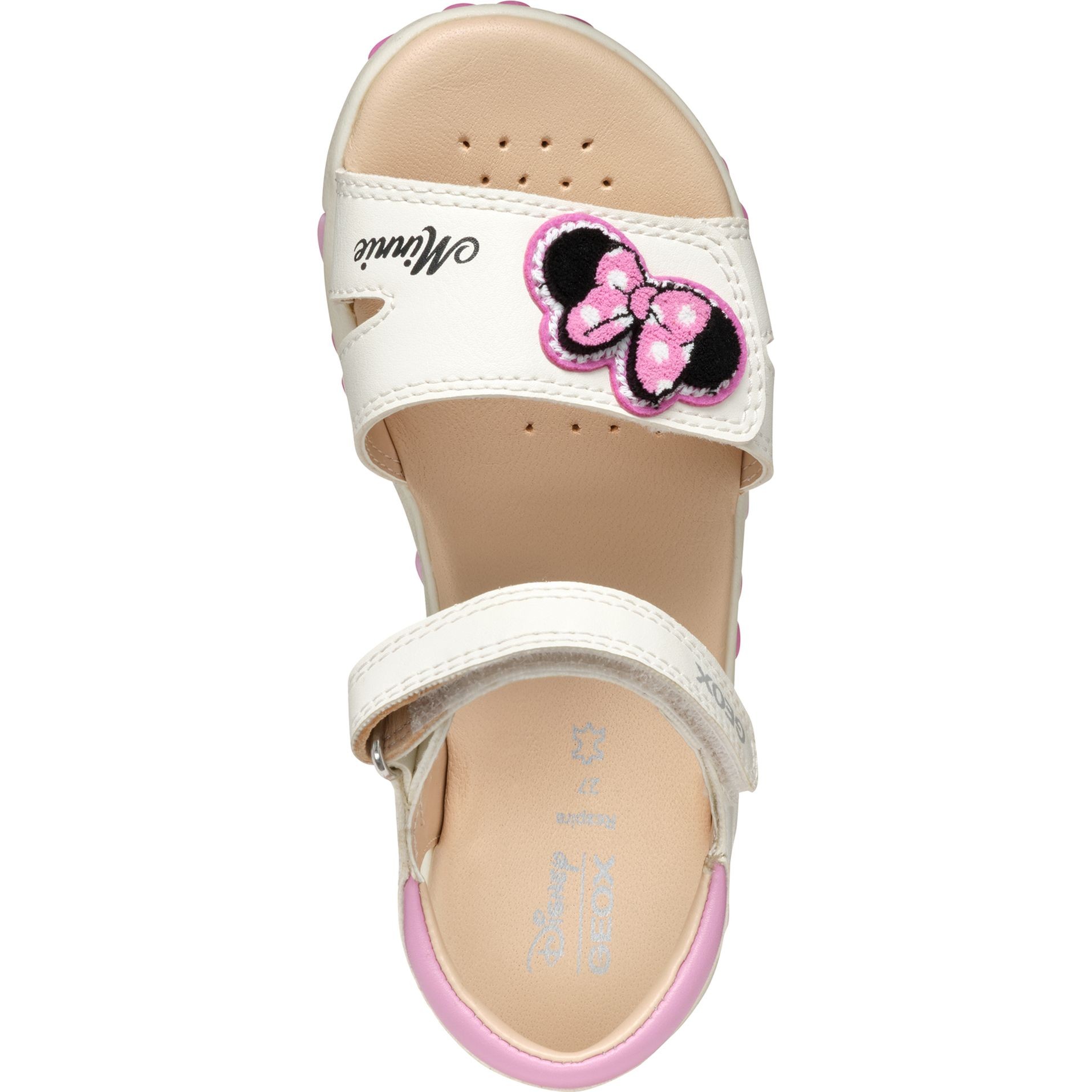 GEOX Basutės mergaitėms, Balta, Haiti sandals 4