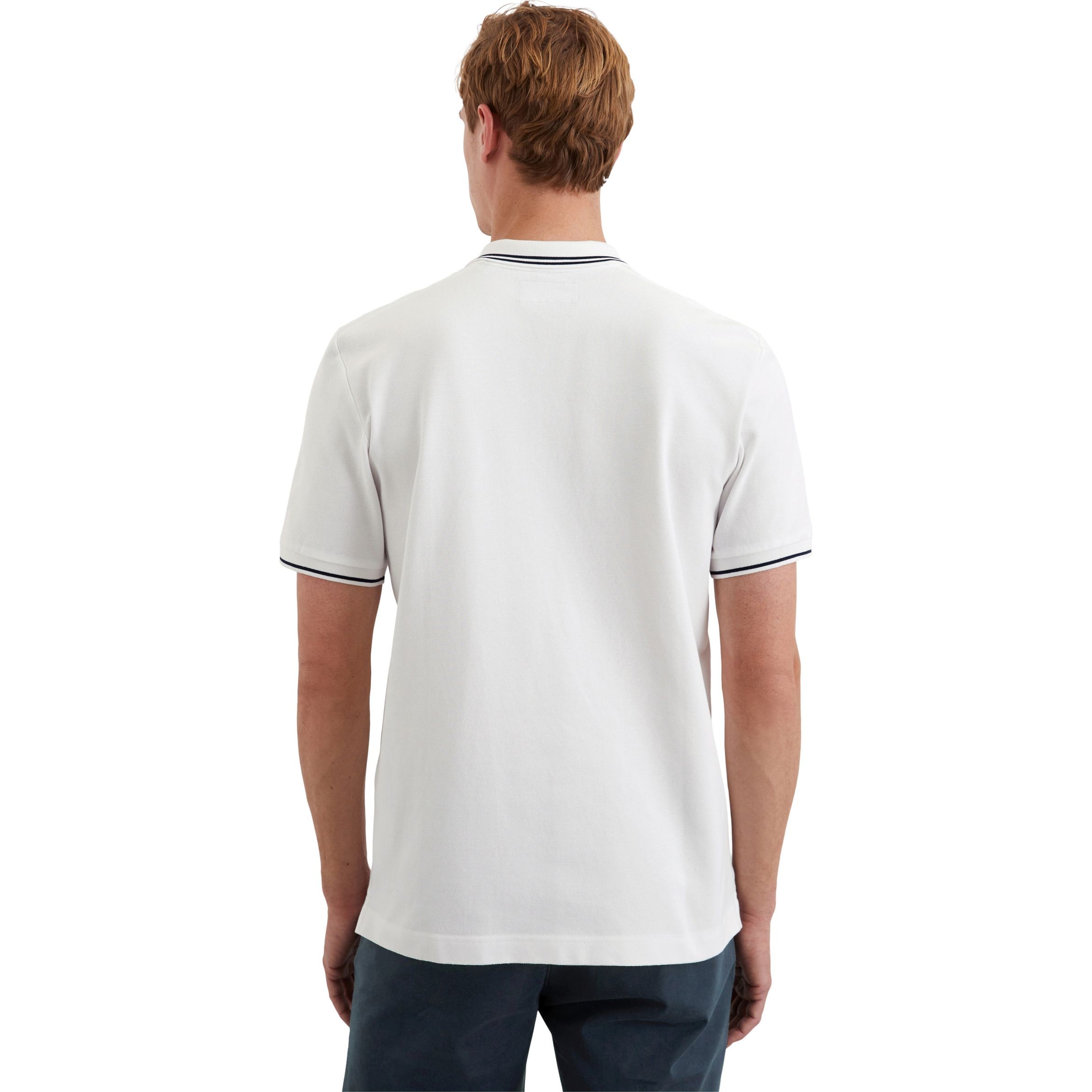 MARC O'POLO Polo marškiniai trumpos rank. vyrams, Balta, Polo short 523223053054 3