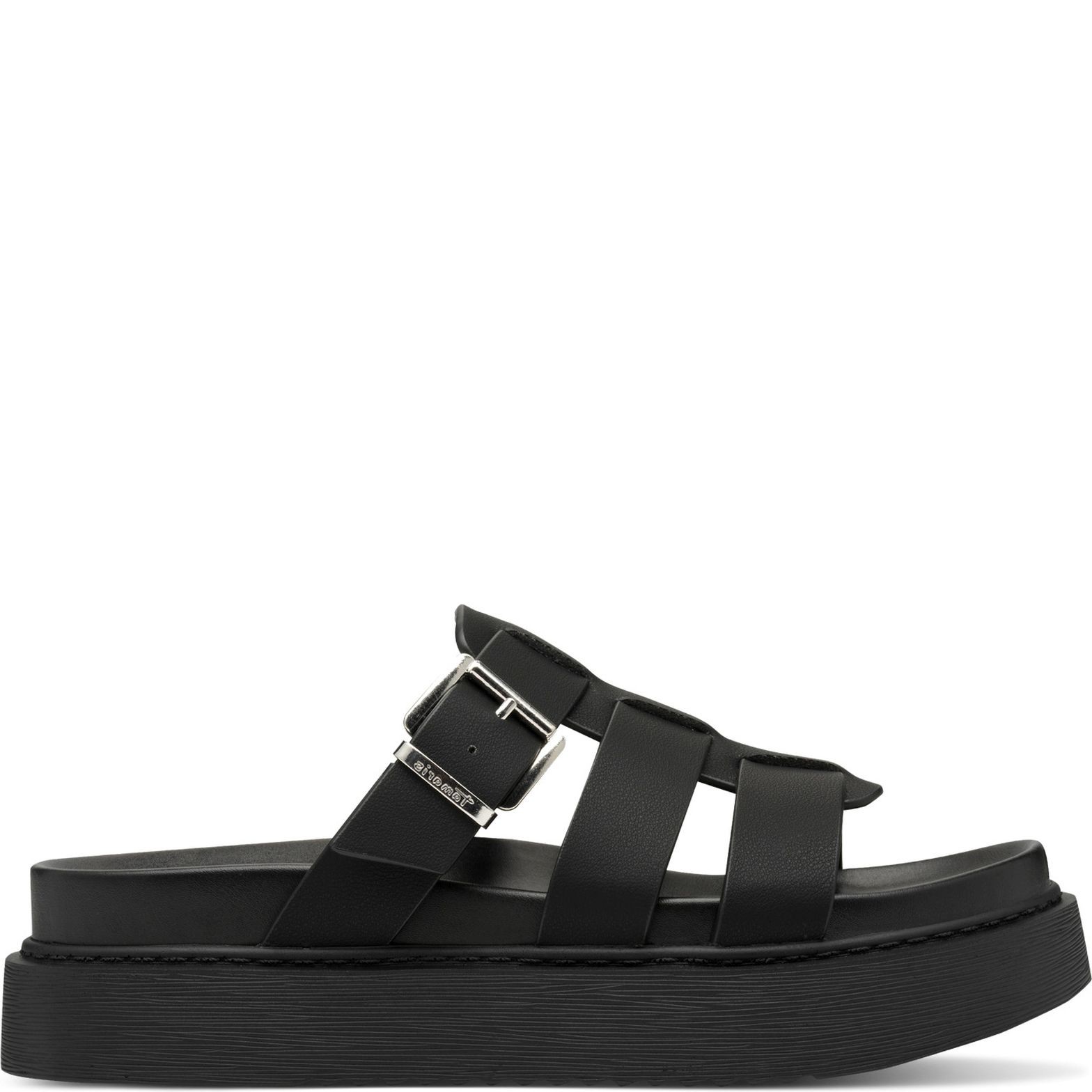 TAMARIS Šlepetės moterims, Juoda, Footbed styles sandals 2