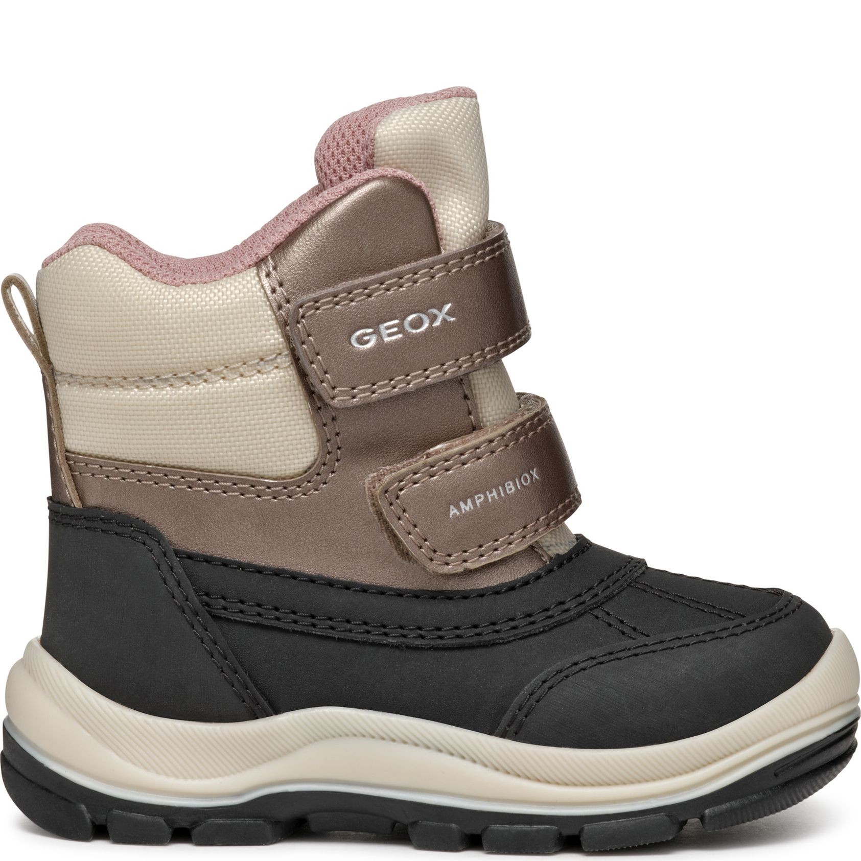 GEOX Aulinukai mergaitėms, Smėlio, Flanfil booties 2