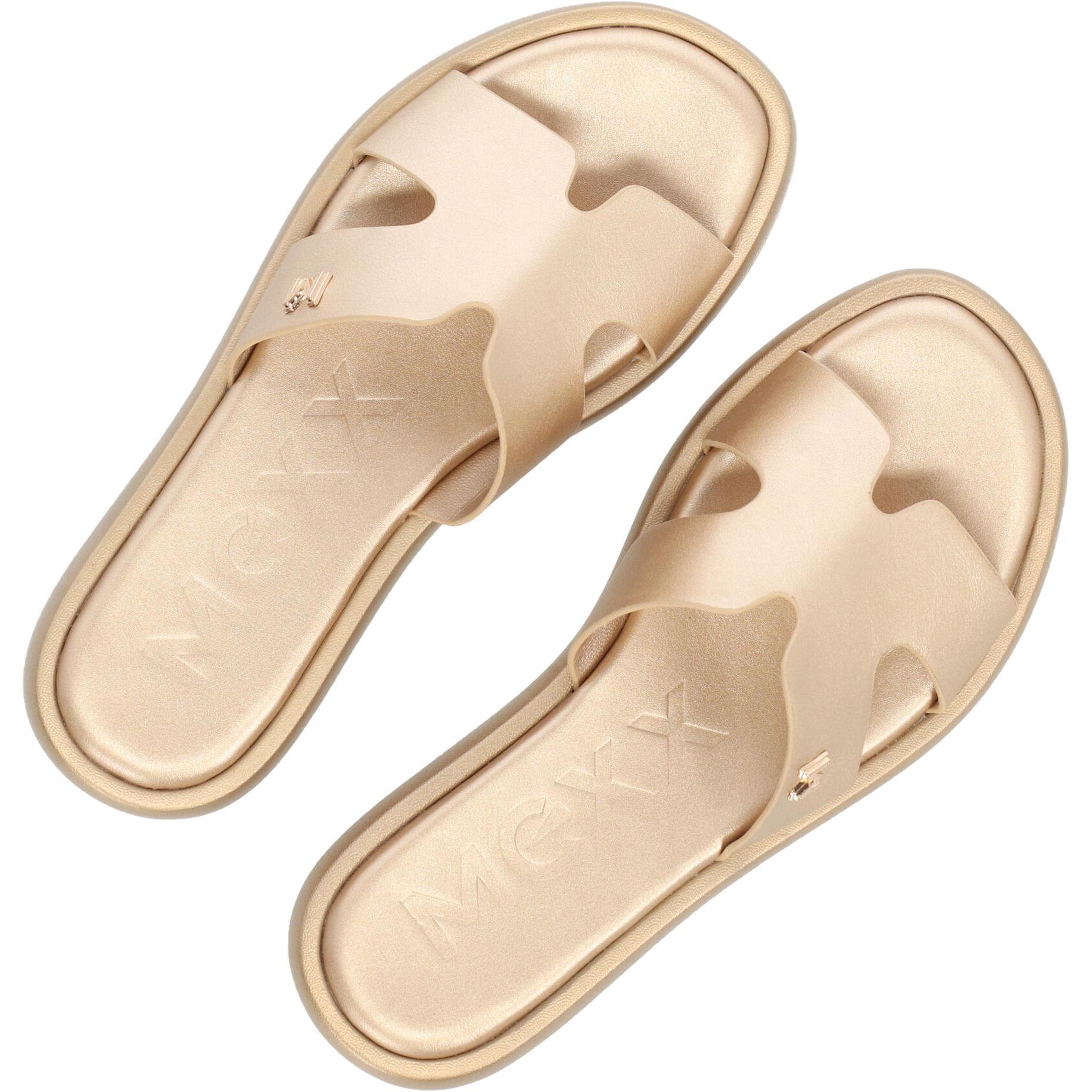 MEXX Šlepetės moterims, Auksinė, Lotus slippers 4