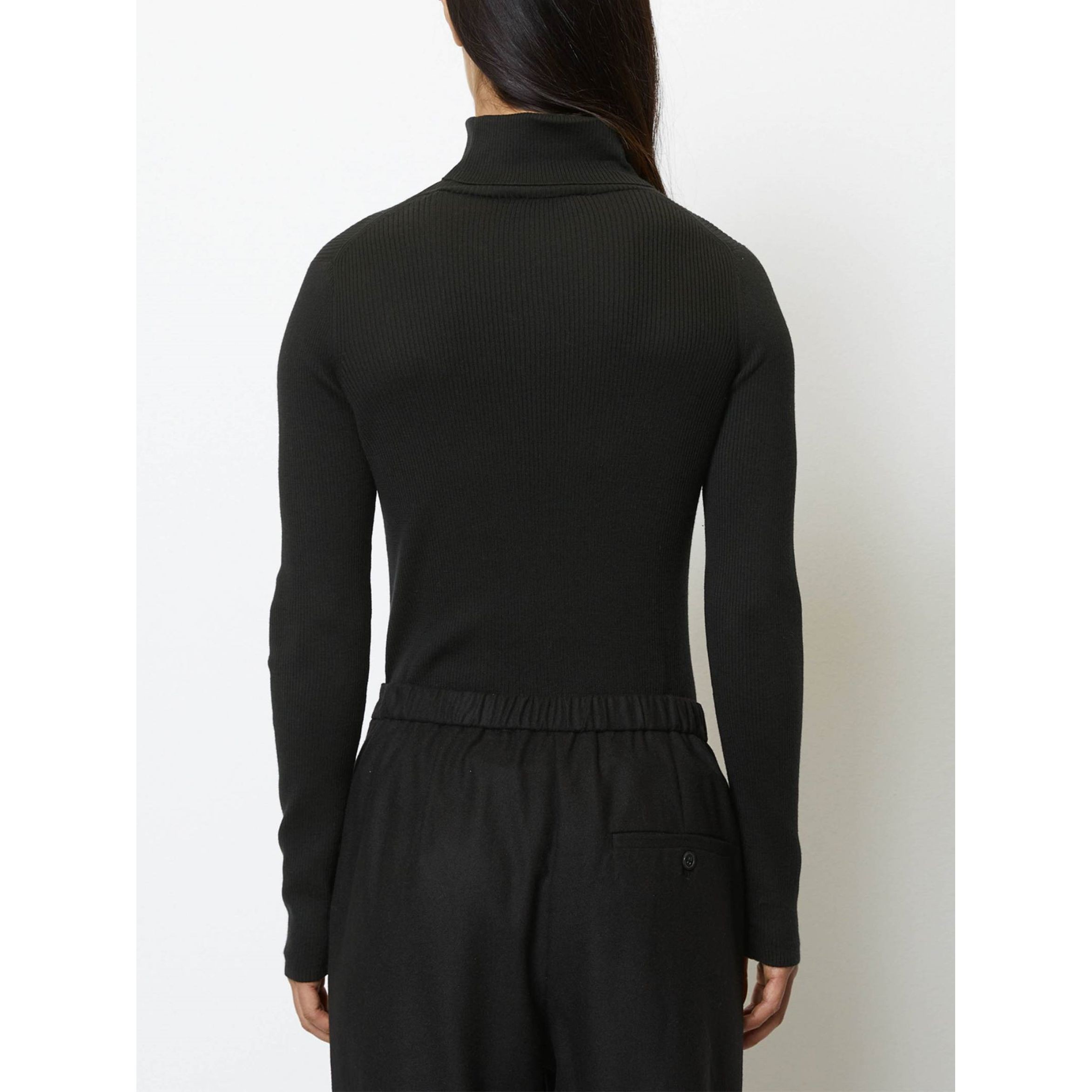 MARC O'POLO Palaidinės aukštinta apykakle moterims, Juoda 3