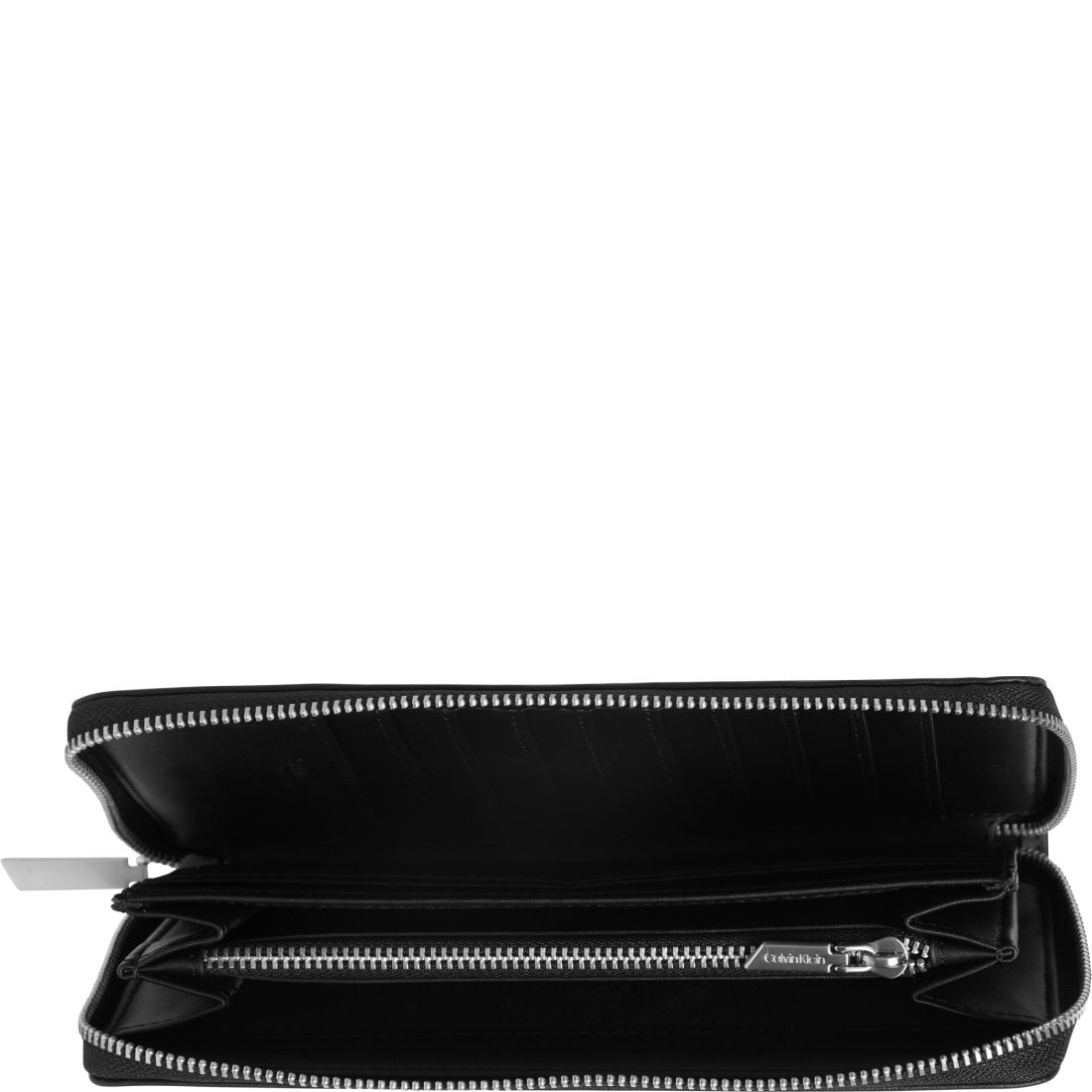 CALVIN KLEIN Piniginė moterims, Juoda, Z/A WALLET XL 2