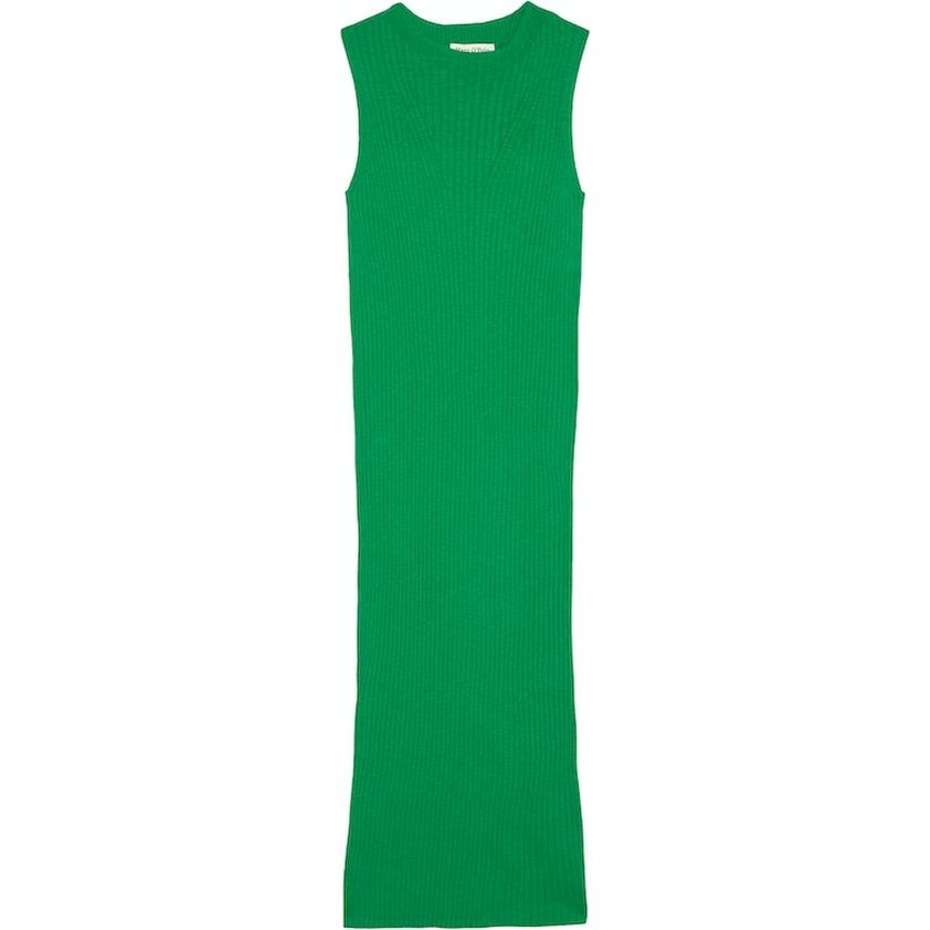 MARC O'POLO Megzta suknelė moterims, Žalia 1