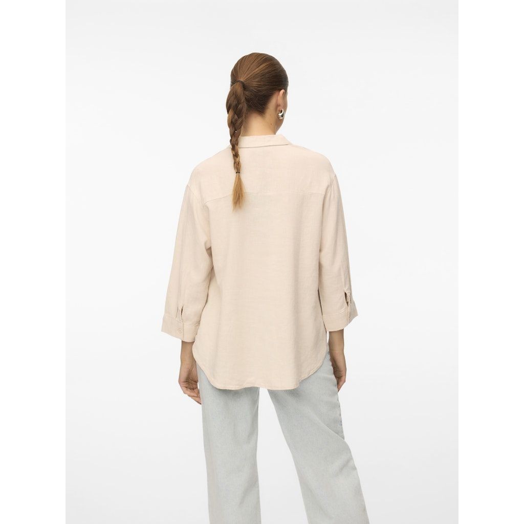 VERO MODA Palaidinės moterims, Balta, Linn top 2