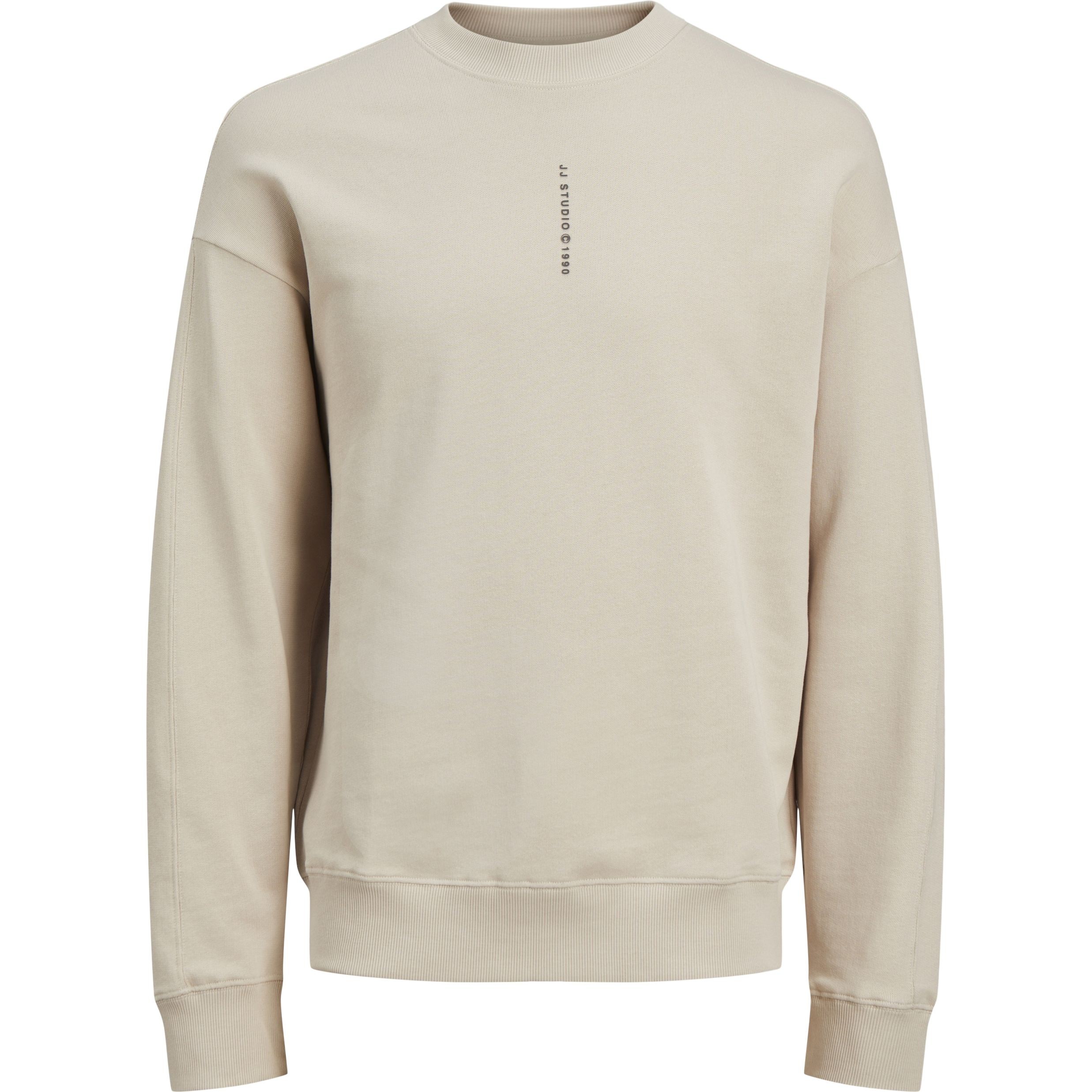 JACK & JONES Megztinis vyrams, Smėlio, Micah sweat crew neck 1