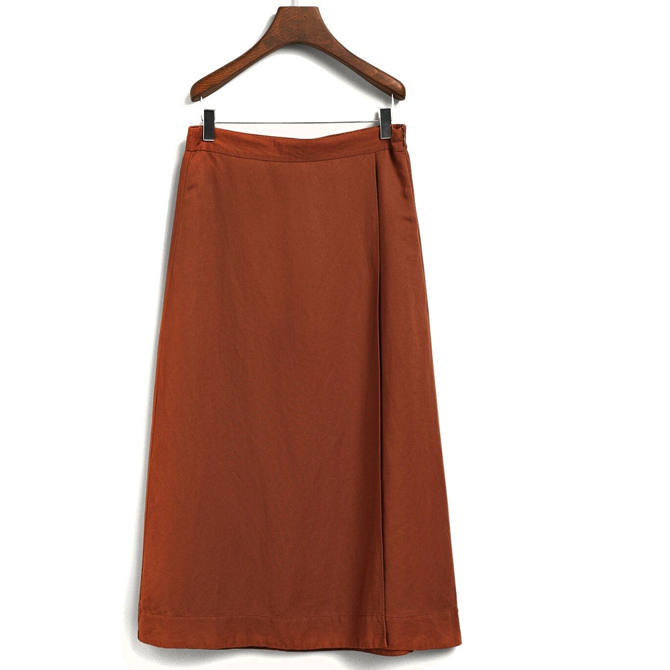 GANT Midi sijonas moterims, Ruda 1