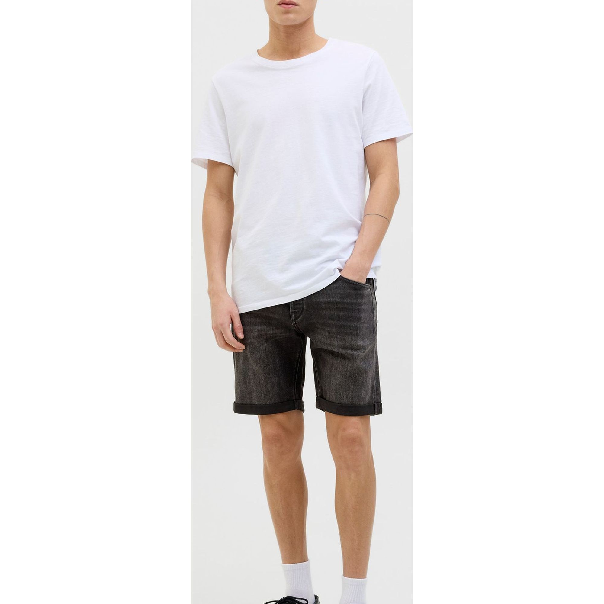 JACK & JONES Šortai vyrams, Juoda, Rick 5