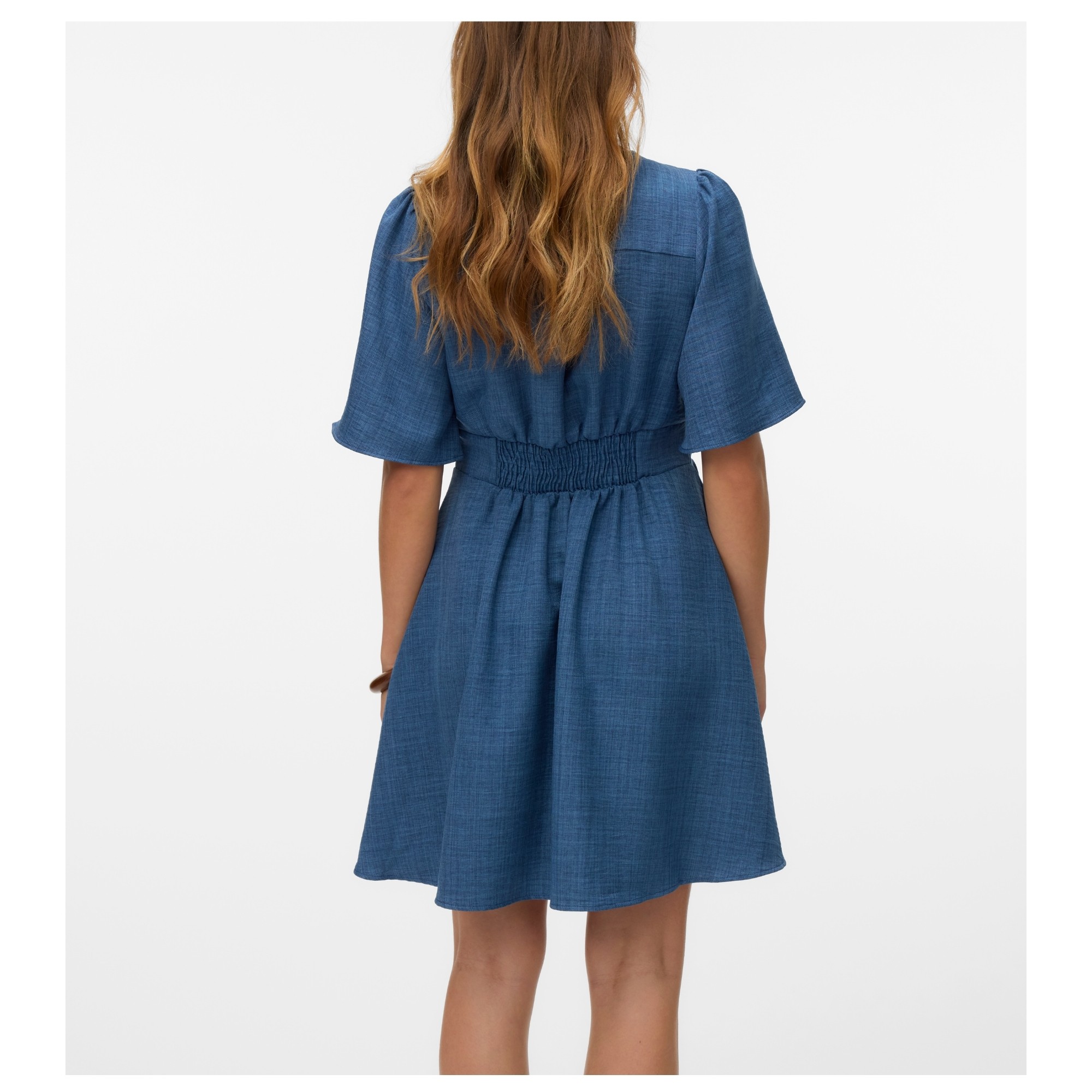 VERO MODA Mini suknelė moterims, Mėlyna, Melaney 3