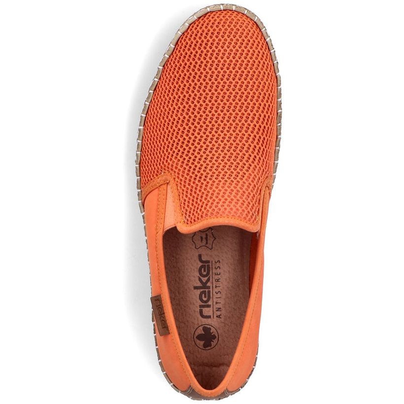 RIEKER Laisvalaikio bateliai vyrams, Oranžinė, LEISURE 11