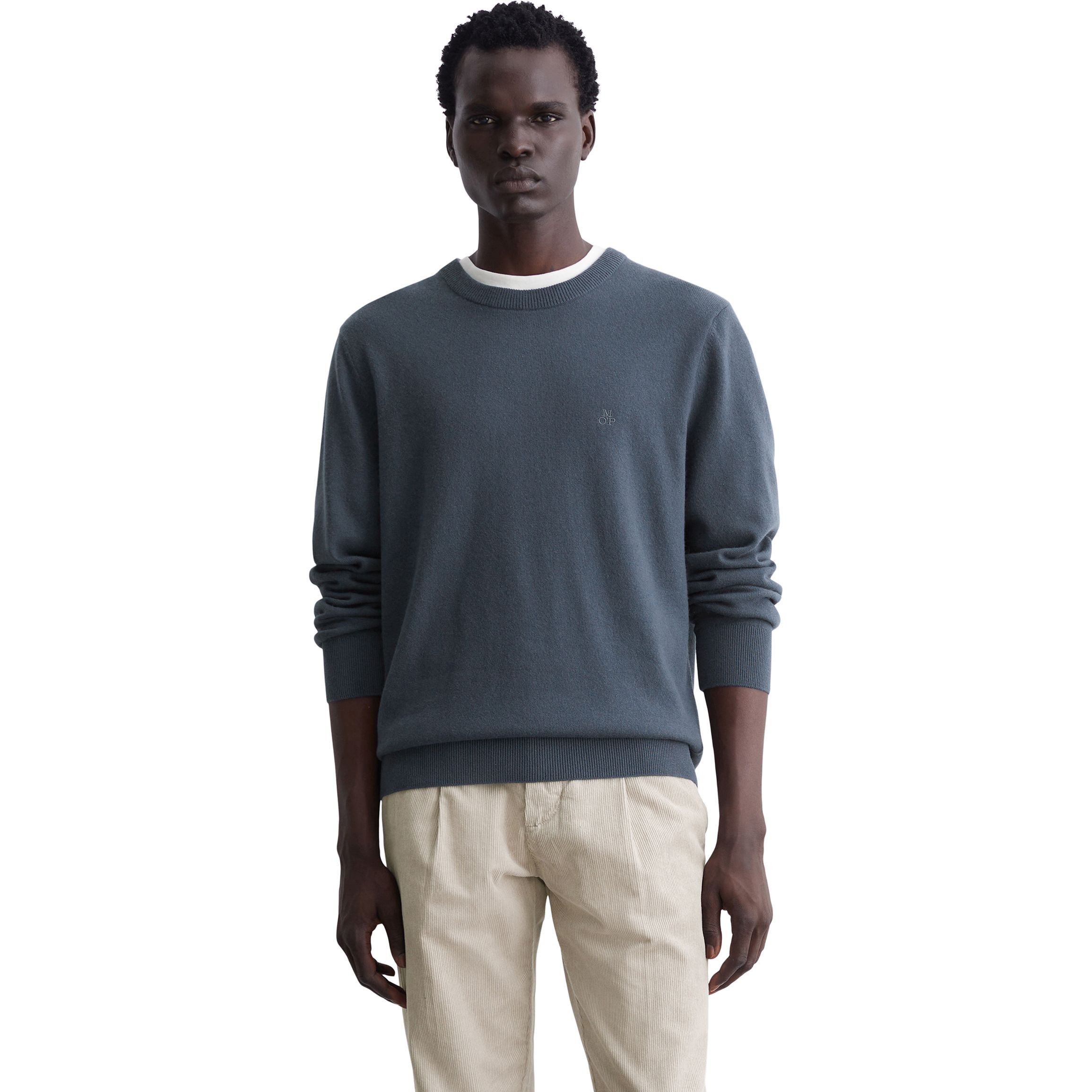 MARC O'POLO Megztinis vyrams, Mėlyna, Pullover M29514460504 2