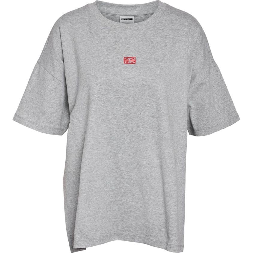 NOISY MAY Marškinėliai moterims, Pilka, Justify overs tee 1