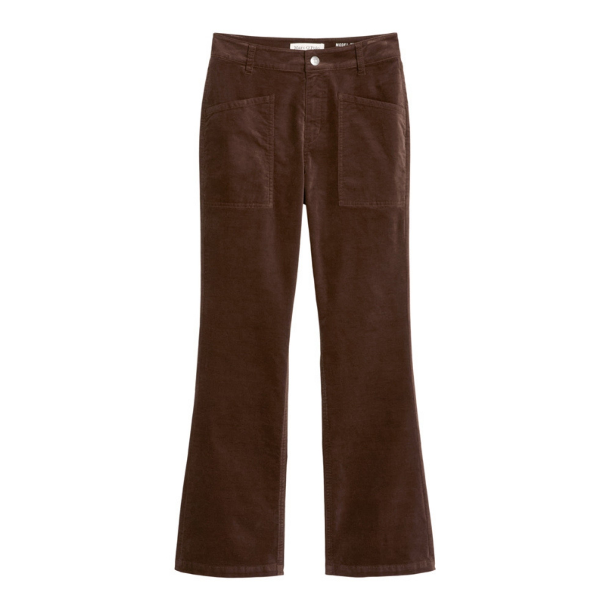 MARC O'POLO Platėjantys džinsai moterims, Ruda, 510023511079 Flared