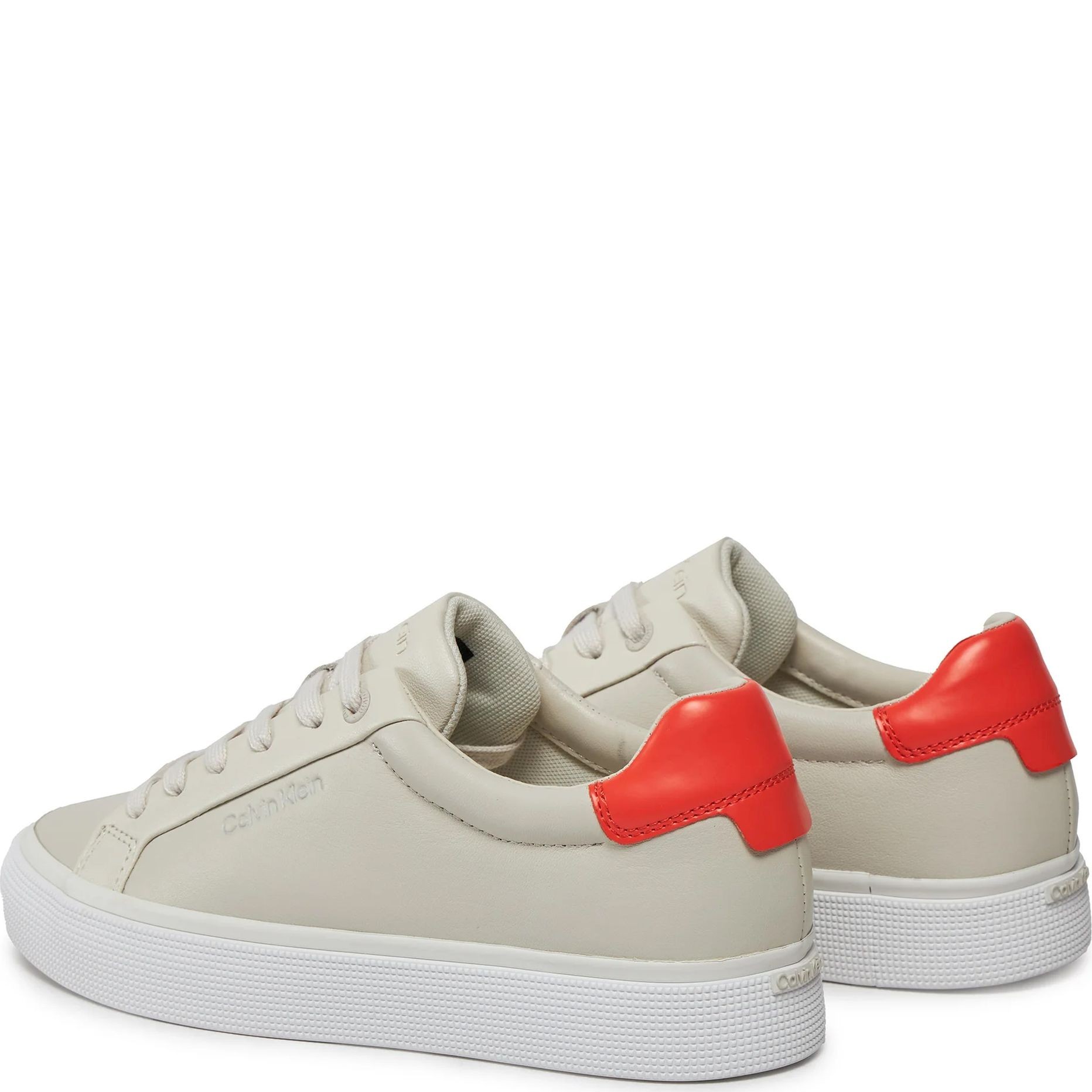 CALVIN KLEIN Laisvalaikio bateliai moterims, Smėlio, Vulc diamond foxing leisure 3