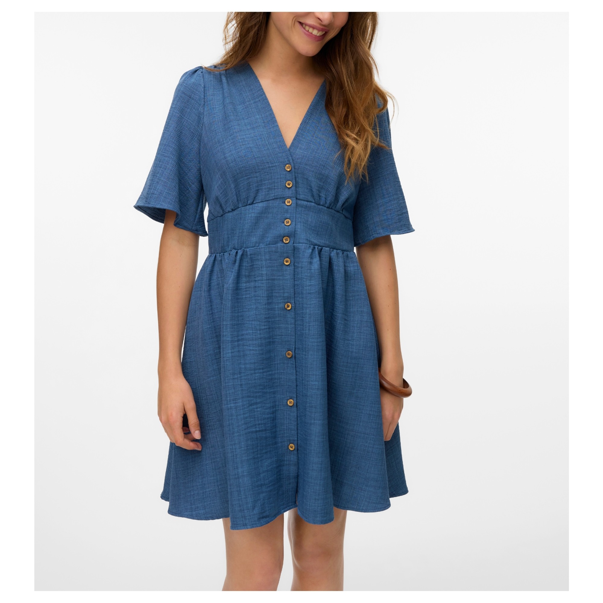 VERO MODA Mini suknelė moterims, Mėlyna, Melaney 2