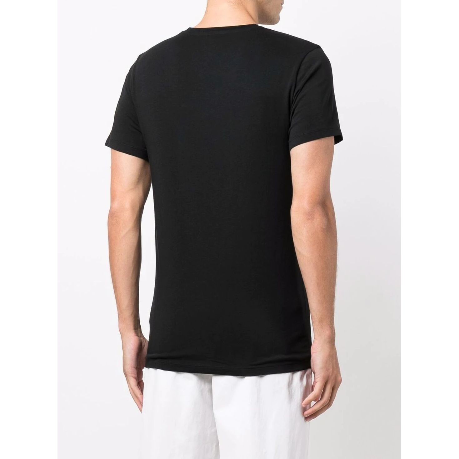 POLO RALPH LAUREN UW Marškinėliai trump. rankovėmis vyrams, Juoda, Classic 2 pack crew undershirt 4