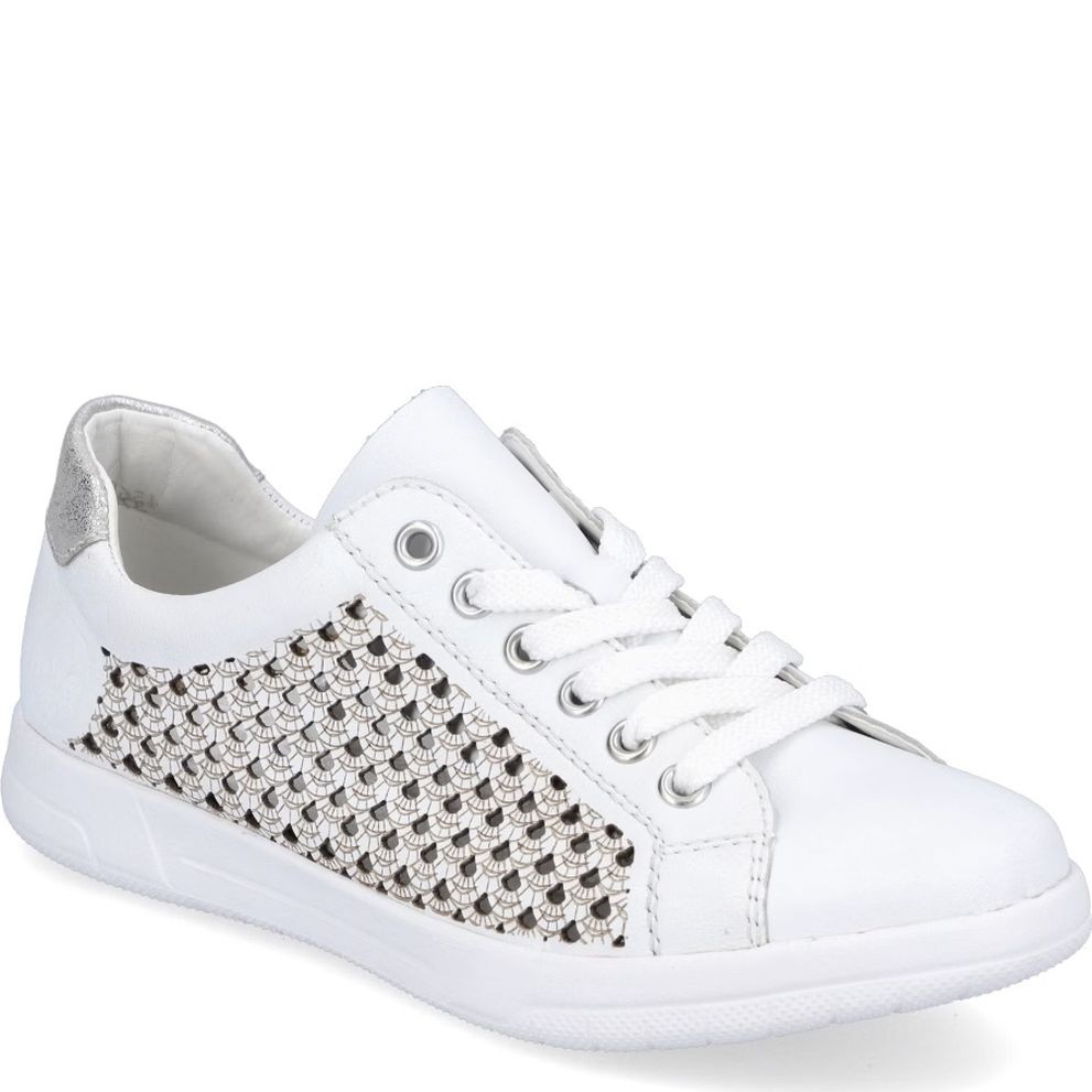 RIEKER Laisvalaikio bateliai moterims, Balta, Laisvalaikio bateliai 1