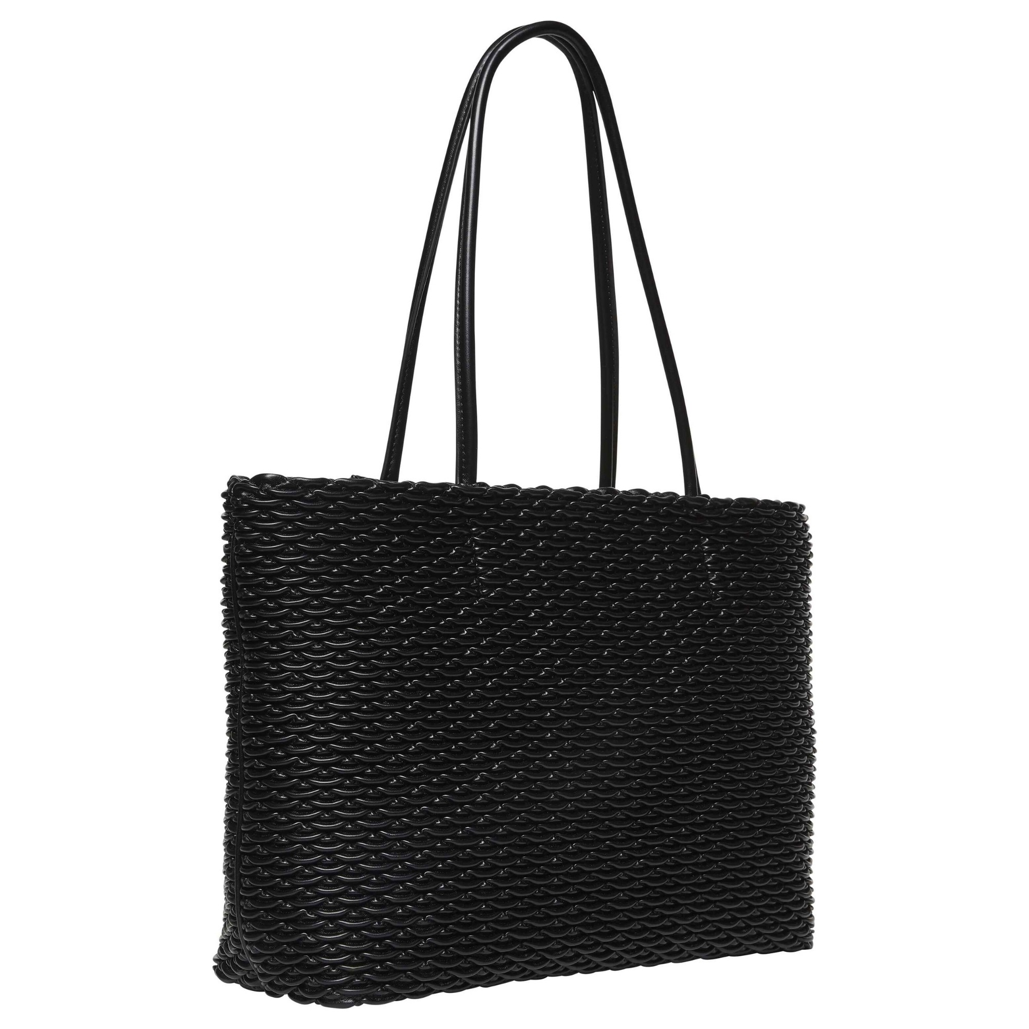CALVIN KLEIN Pirkinių krepšys moterims, Juoda, pleated tote 2
