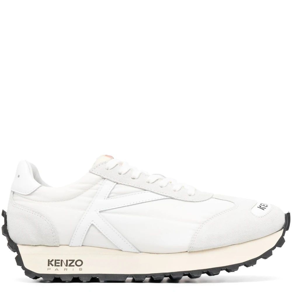 KENZO Sportiniai bateliai vyrams, Balta, Kenzosmile run low top sneaker 2