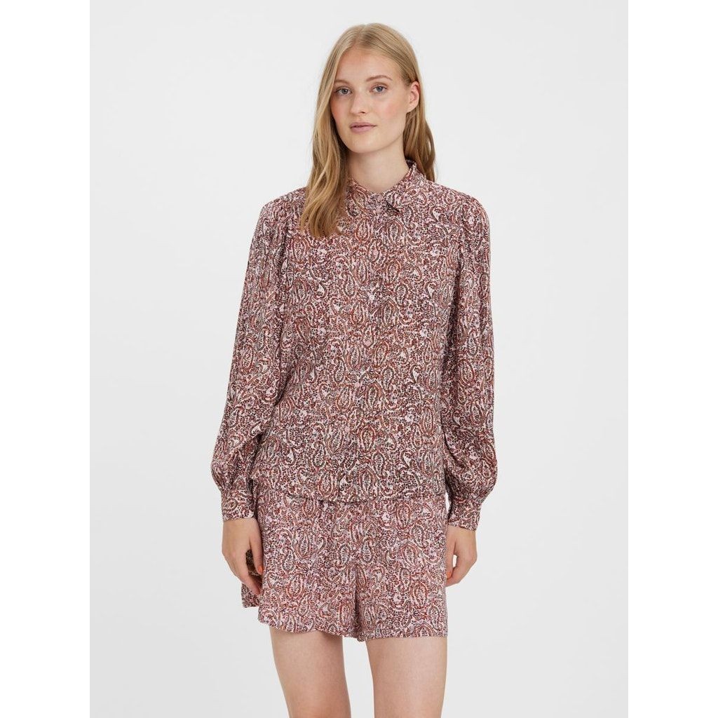VERO MODA Marškiniai moterims, Rožinė, VMULRIKKE LS SHIRT VM 2