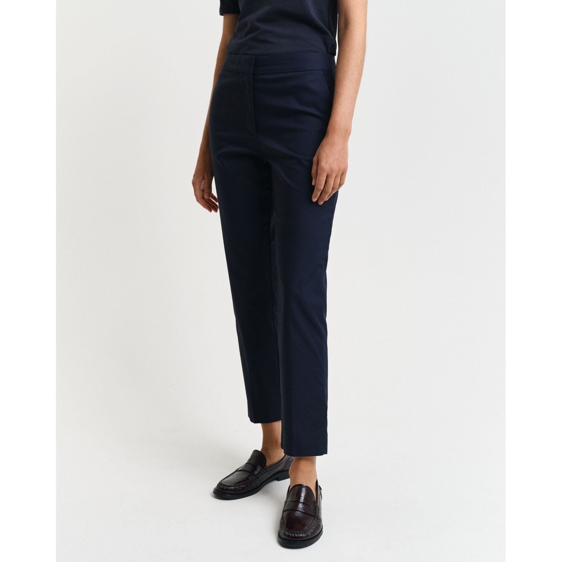 GANT Kelnės moterims, Mėlyna, D1. SLIM CIGARETTE SLACK 4