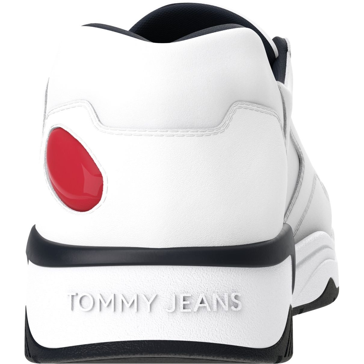 TOMMY JEANS Laisvalaikio bateliai vyrams, Balta, Logo execution basket 4