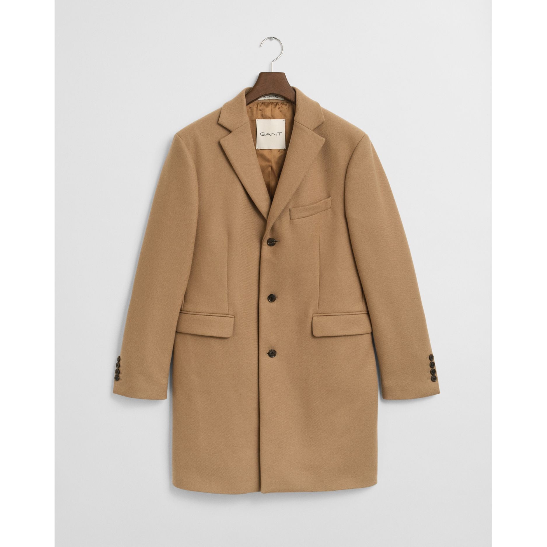 GANT Paltas vyrams, Ruda, classic wool coat 3