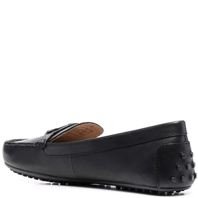 LAUREN RALPH LAUREN Mokasinai moterims, Juoda, Brynn burnished leather driver 3