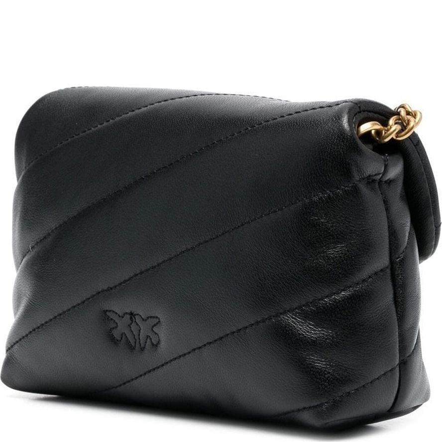 PINKO Rankinė per petį moterims, Juoda, Love puff classic cl sheep 2