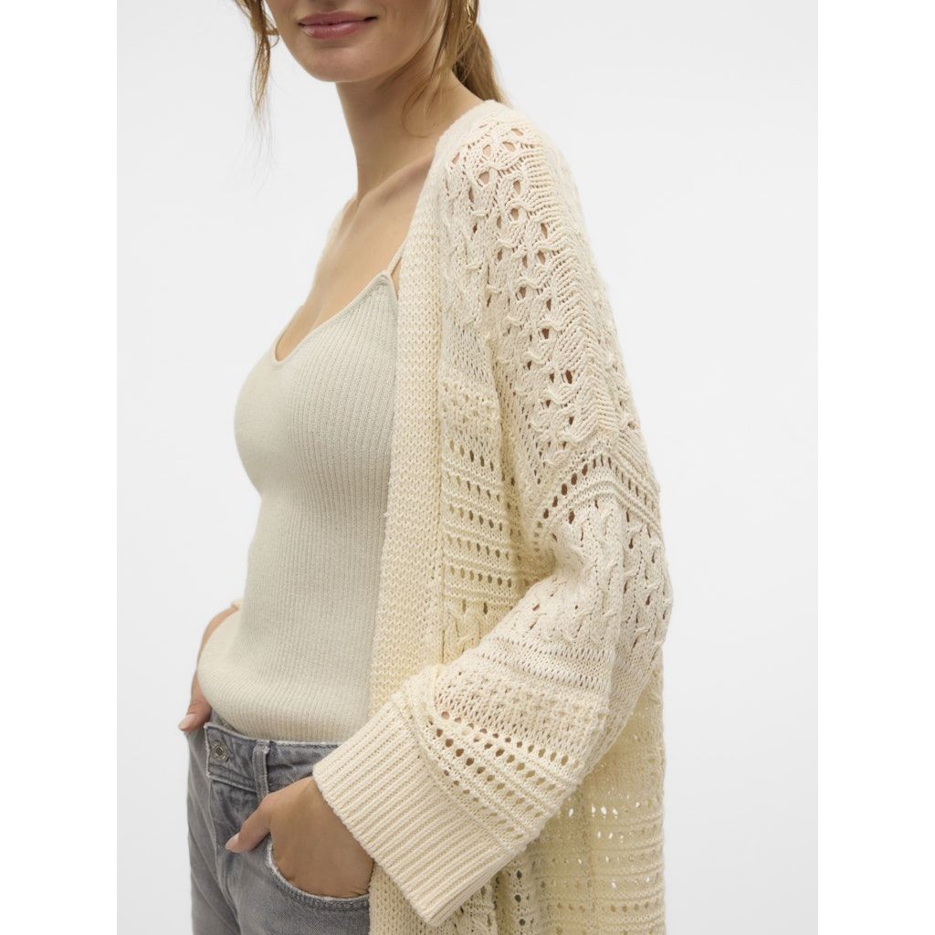 VERO MODA Kardiganas moterims, Baige, Capri open cardigan 3