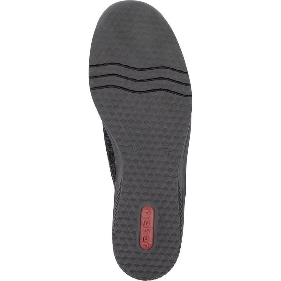 RIEKER Laisvalaikio bateliai moterims, Juoda, Ladies shoes 8