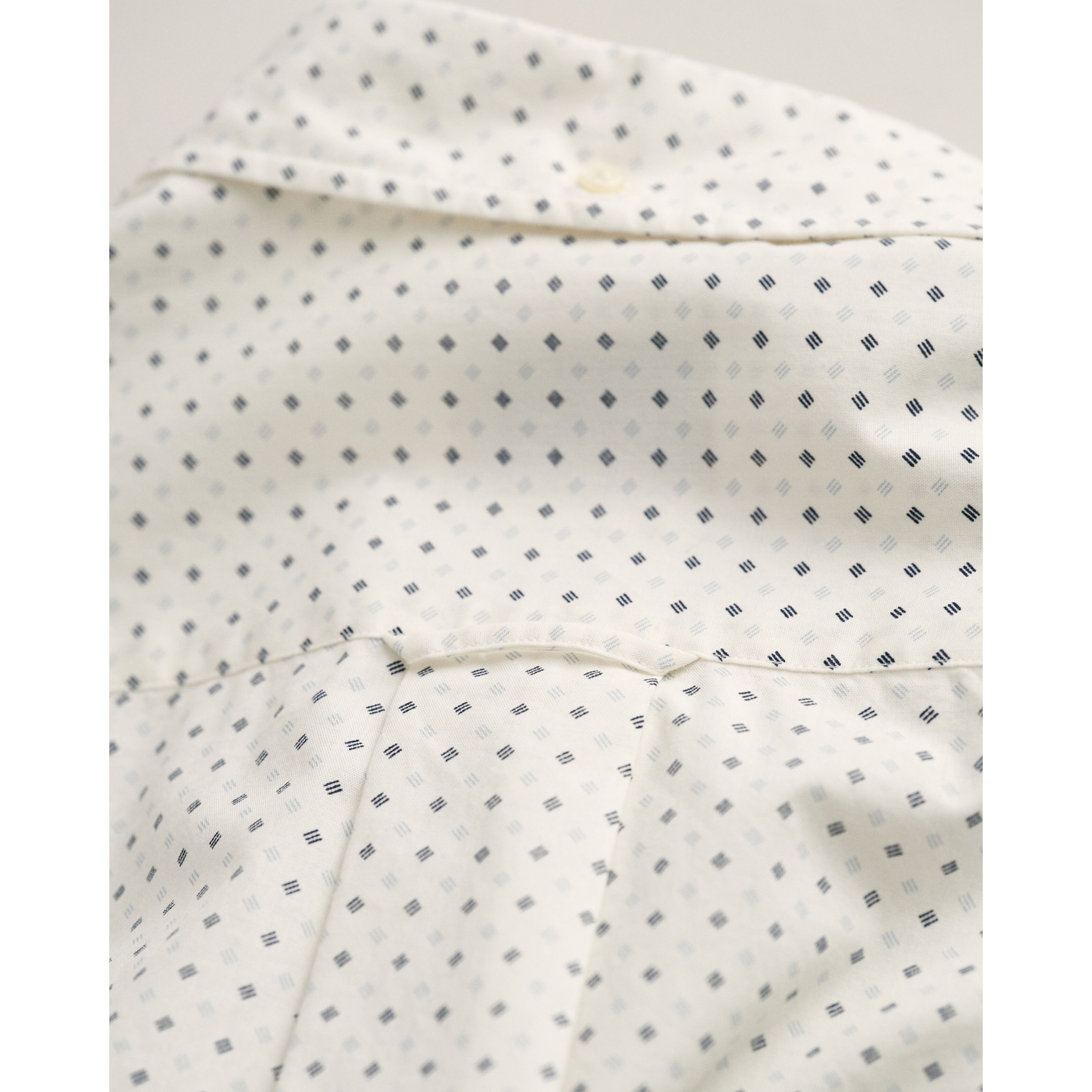 GANT Marškiniai vyrams, Balta, SLIM MICRO PRINT SHIRT 3