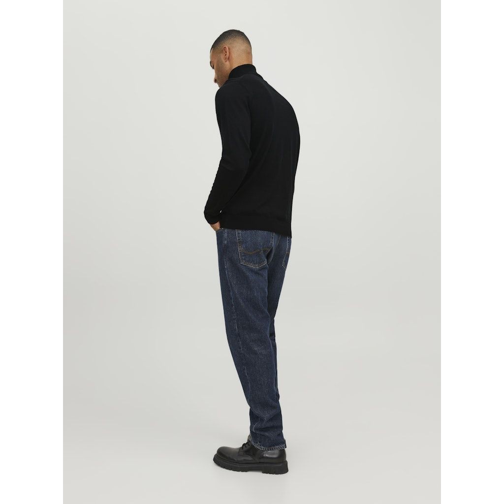 JACK & JONES Megztinis vyrams, Juoda, JPRBLABUSHWICK MERINO 3
