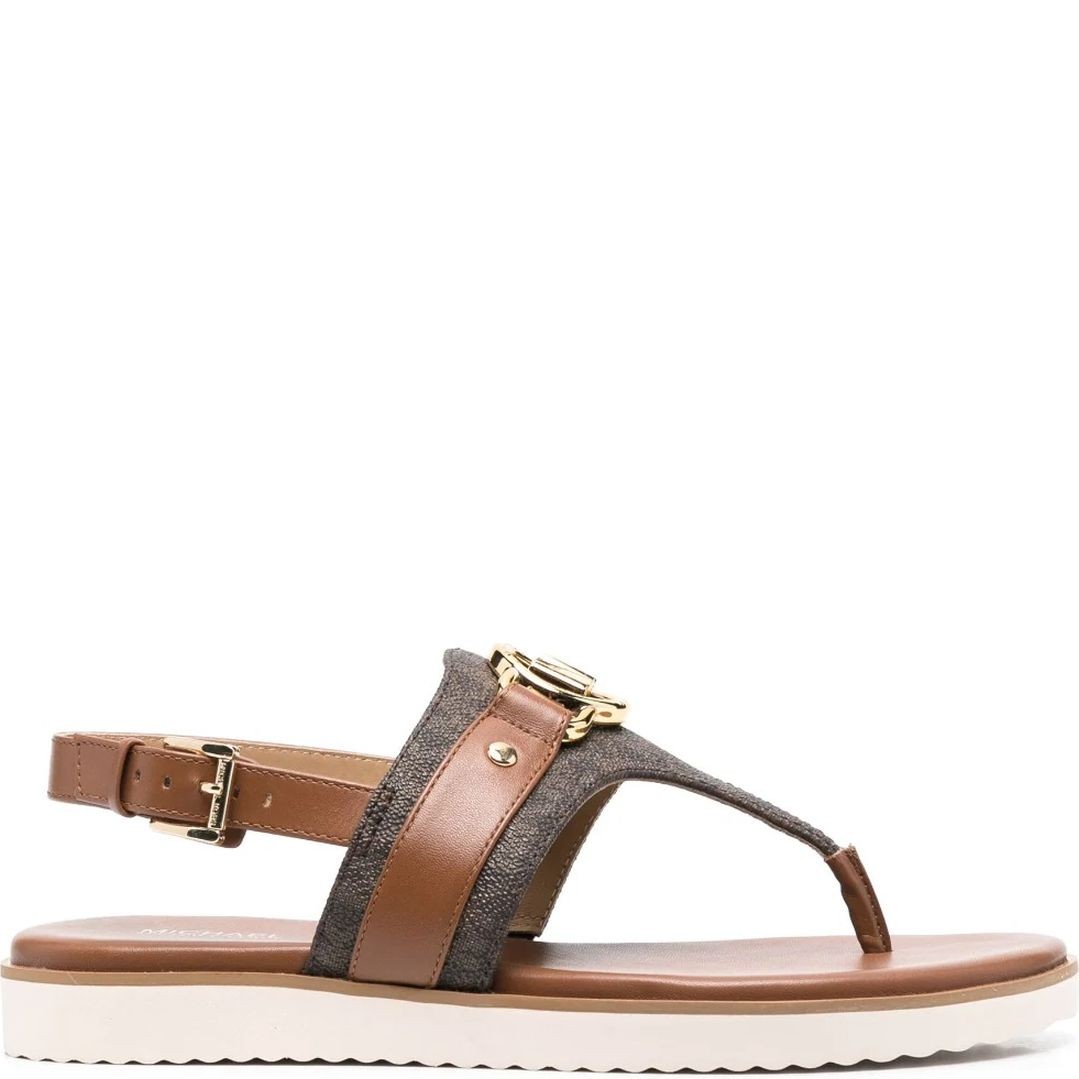 MICHAEL KORS Basutės moterims, Ruda, Rory thong sandals 2