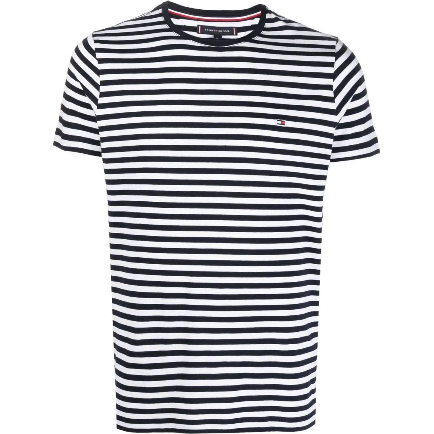 TOMMY HILFIGER Marškinėliai trump. rankovėmis vyrams, Marga, Stretch slim fit tee 1