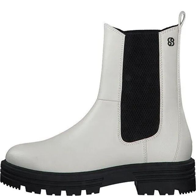 S.OLIVER Aulinukai moterims, Balta, BOOTIES 4