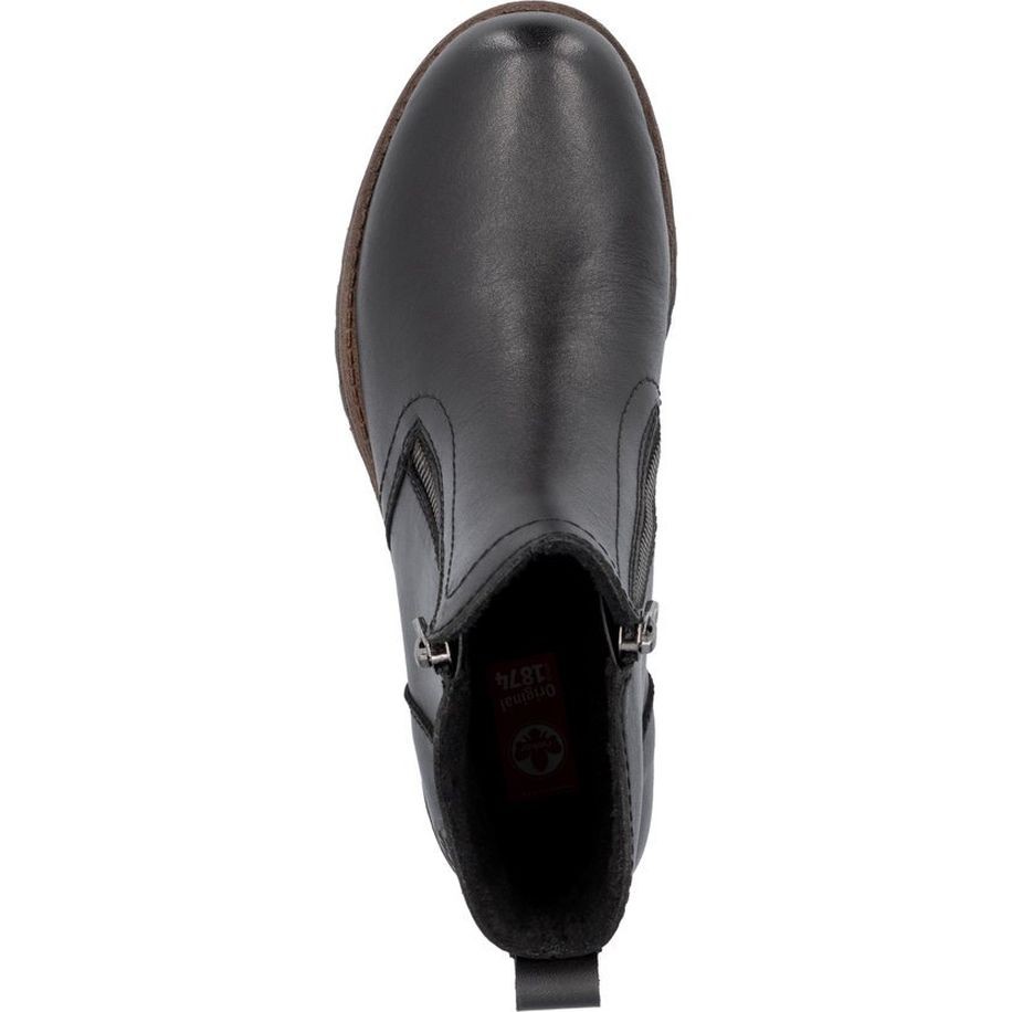 RIEKER Aulinukai moterims, Juoda, Ladies mid height boots 5