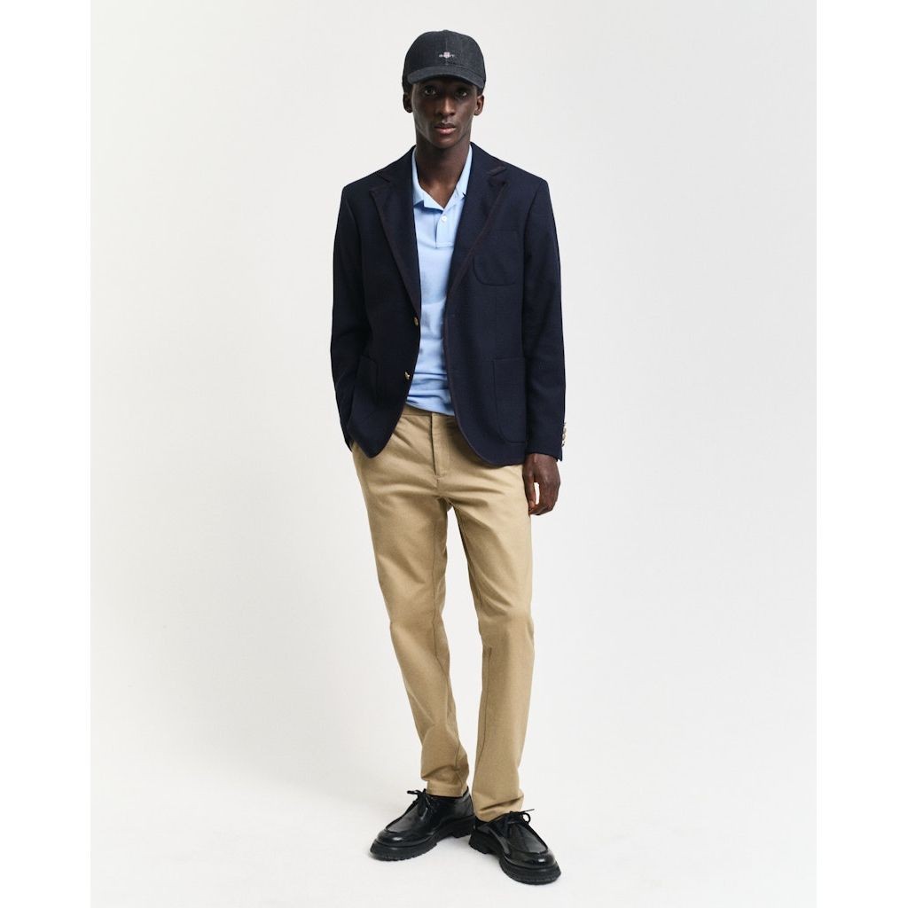 GANT Polo marškiniai trumpos rank. vyrams, Mėlyna, SLIM SHIELD SS PIQUE POLO 5