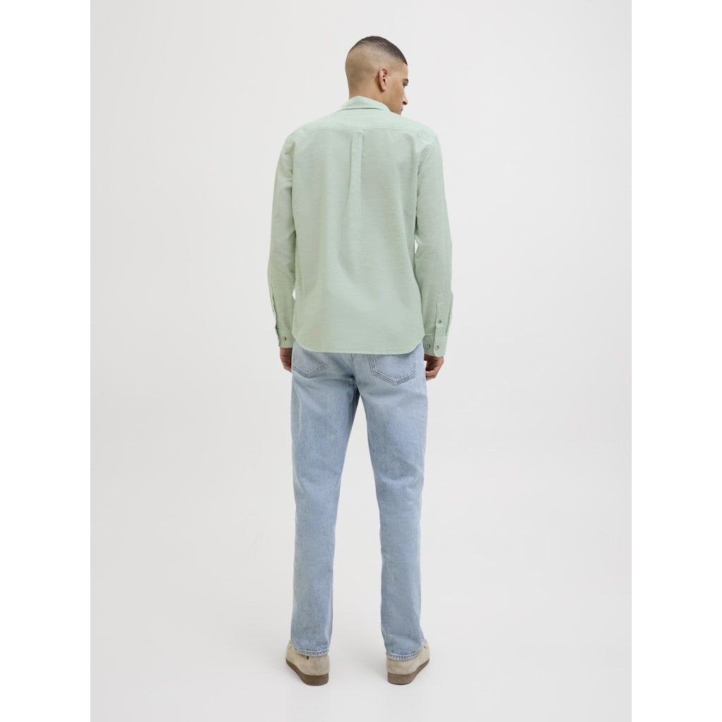 JACK & JONES Marškiniai ilgomis rankovėmis vyrams, Žalia, Summer shirt 3