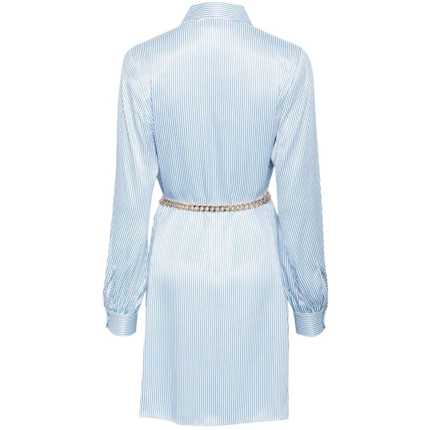 MICHAEL KORS Midi suknelė moterims, Mėlyna, Gphc ladder pinestr dress 2