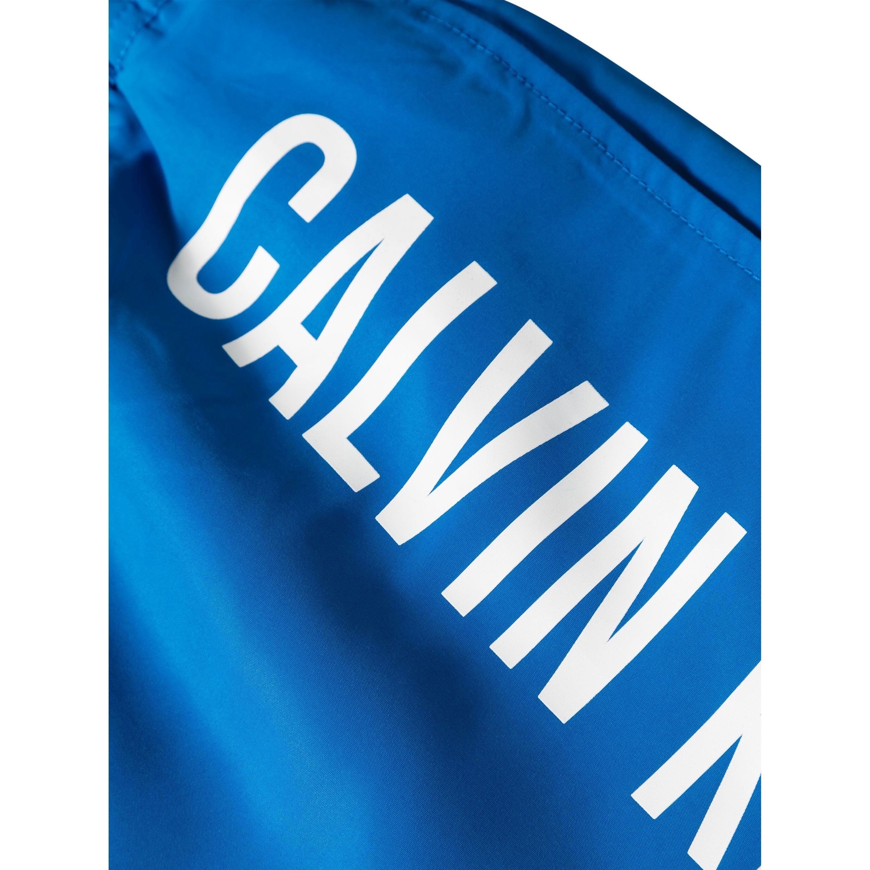 CALVIN KLEIN UW Apatinė kostiumėlio dalis vyrams, Mėlyna, Swim trunk 3
