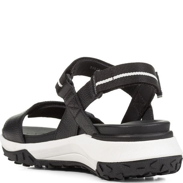 GEOX Basutės moterims, Juoda, Sorapis grip sandals 3