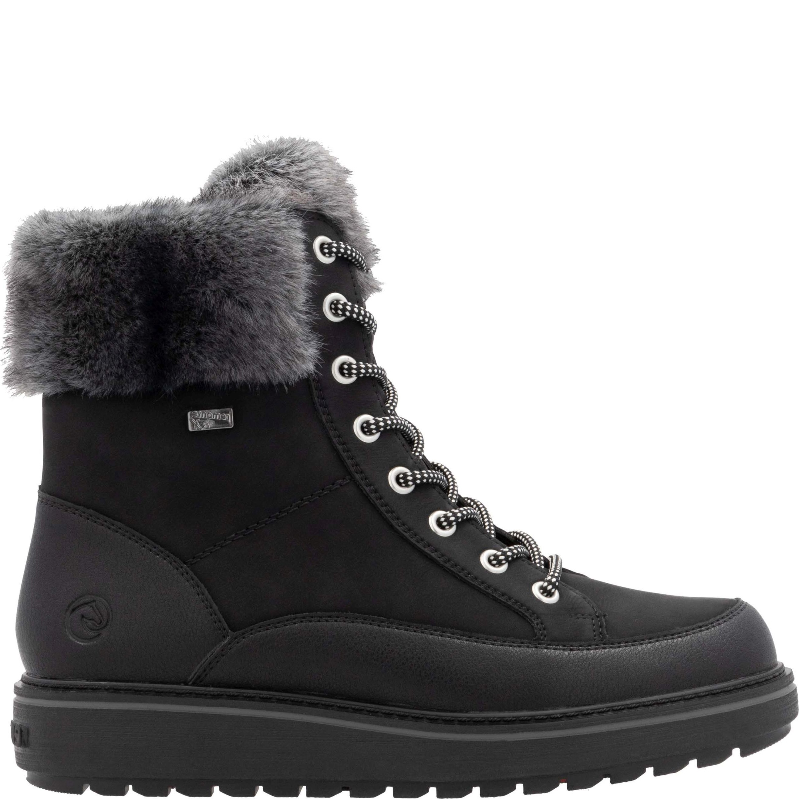 REMONTE Aulinukai moterims, Juoda, Ladies mid height boots 4