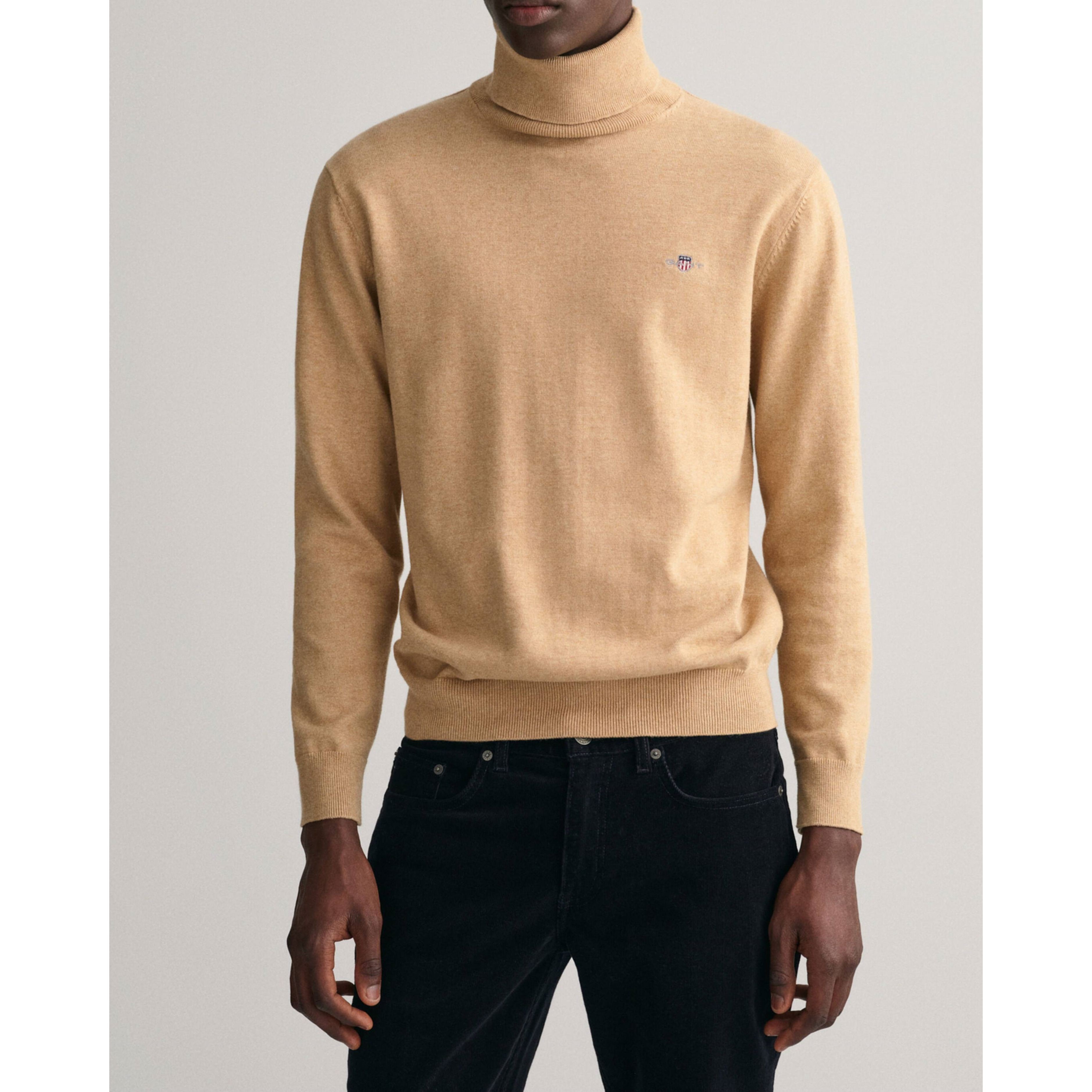 GANT Megztinis vyrams, Žalia, CLASSIC COTTON 2