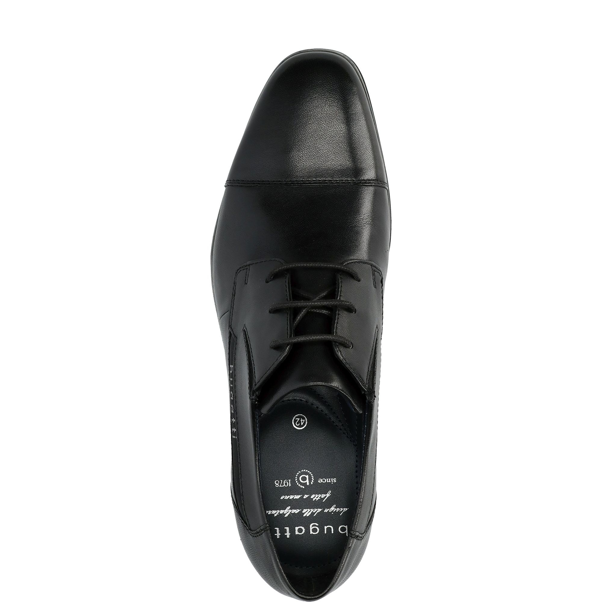 BUGATTI Klasikiniai batai vyrams, Juoda, Leagro formal 6