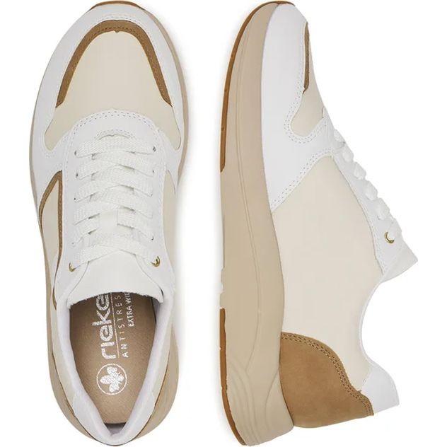 RIEKER Laisvalaikio bateliai moterims, Smėlio, Sneakers 3