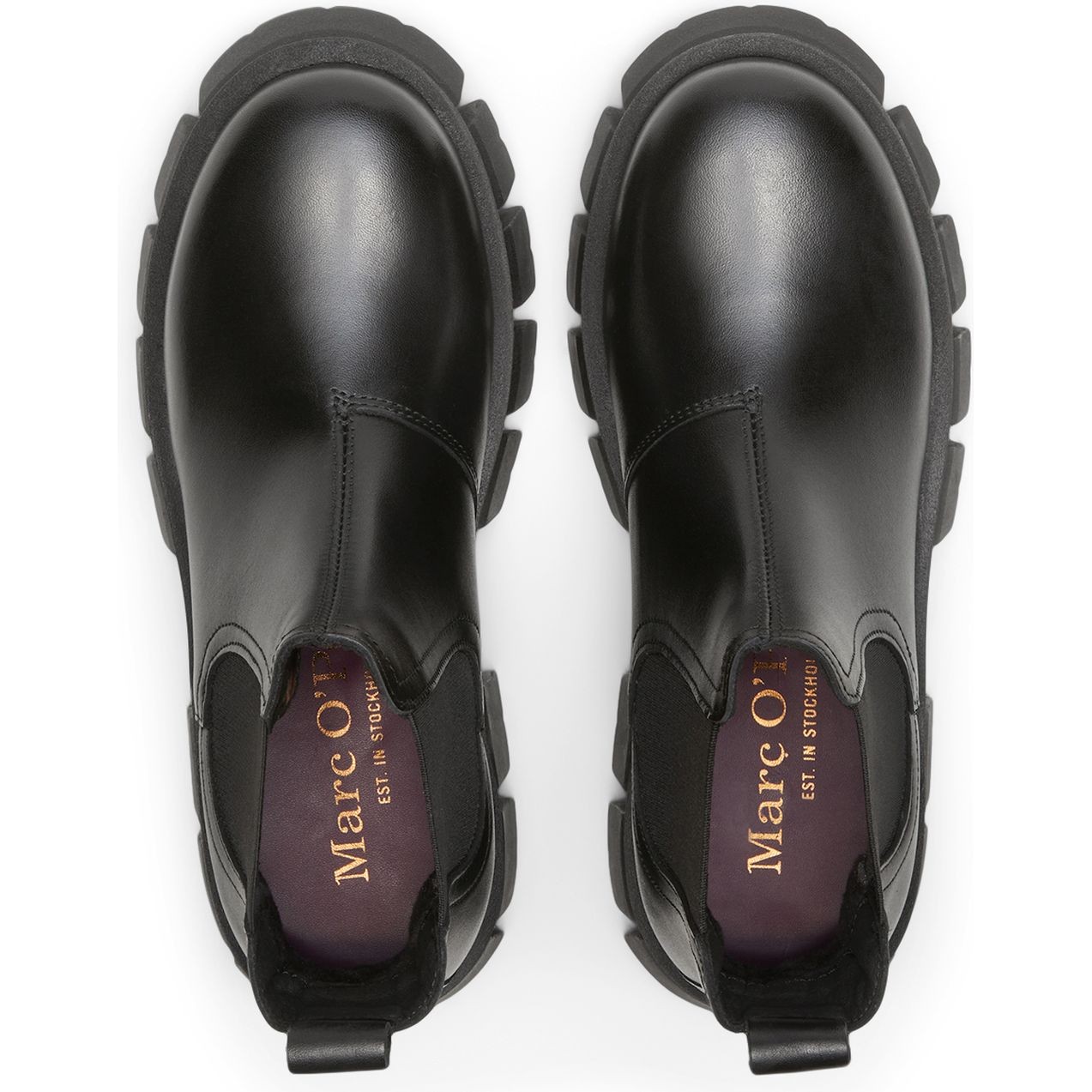 MARC O'POLO Aulinukai moterims, Juoda, Mod. Lisbet 15A 4