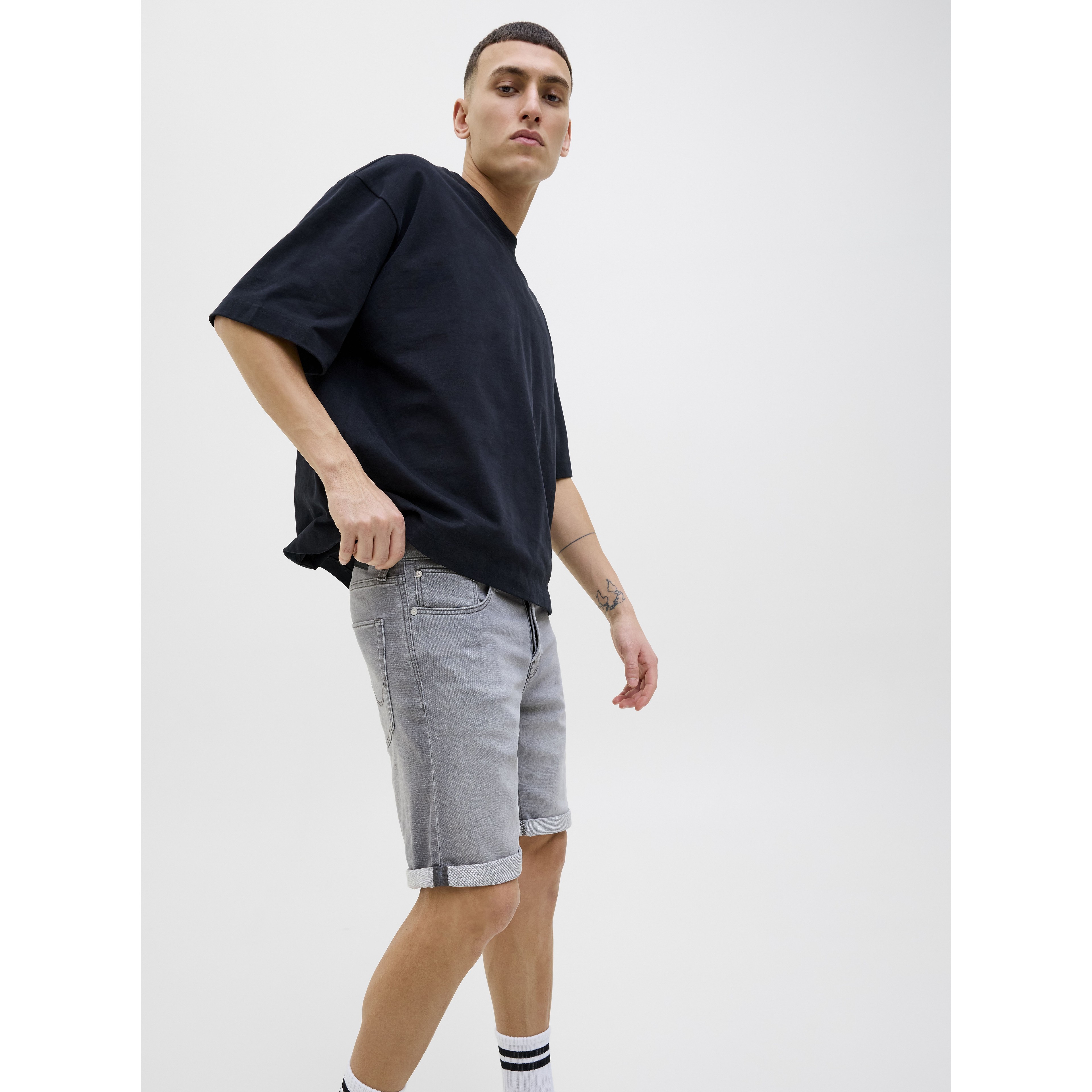 JACK & JONES Šortai vyrams, Gray, Rick shorts 4