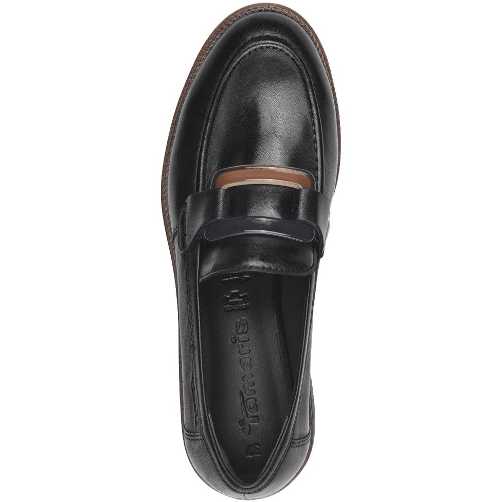 TAMARIS Loaferiai moterims, Juoda, Slipper 3